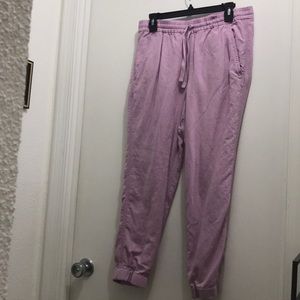 J crew lavender linen pants